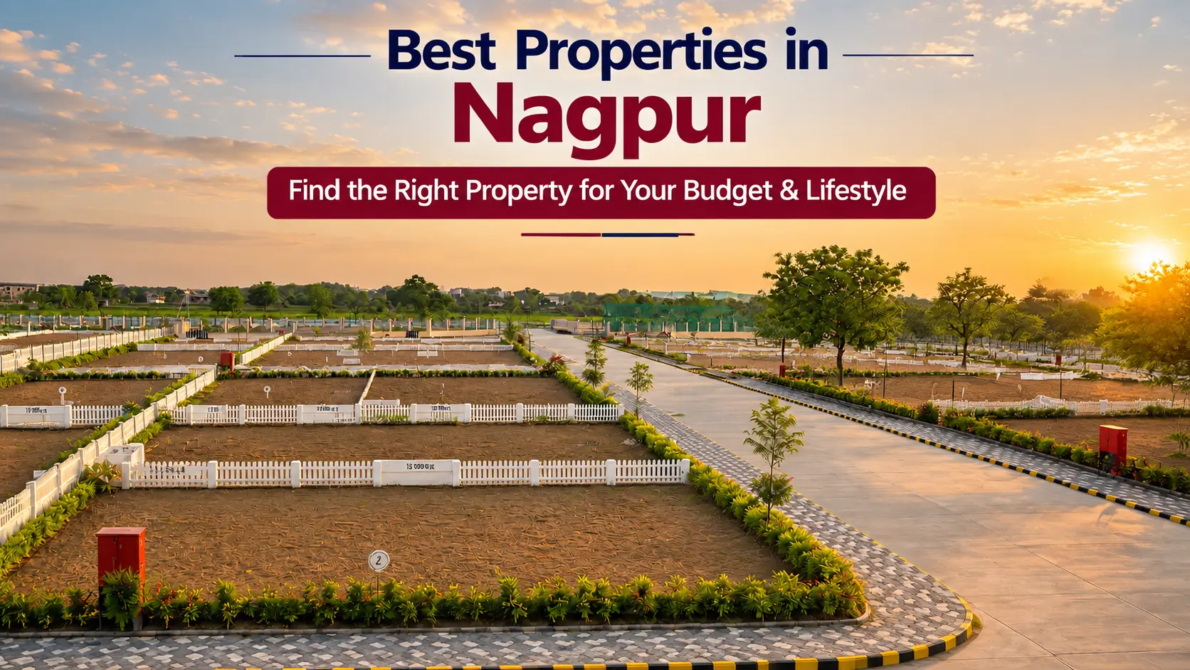 Best properties in Nagpur featuring residential plots, modern homes, and real estate investment opportunities by SG Realty.